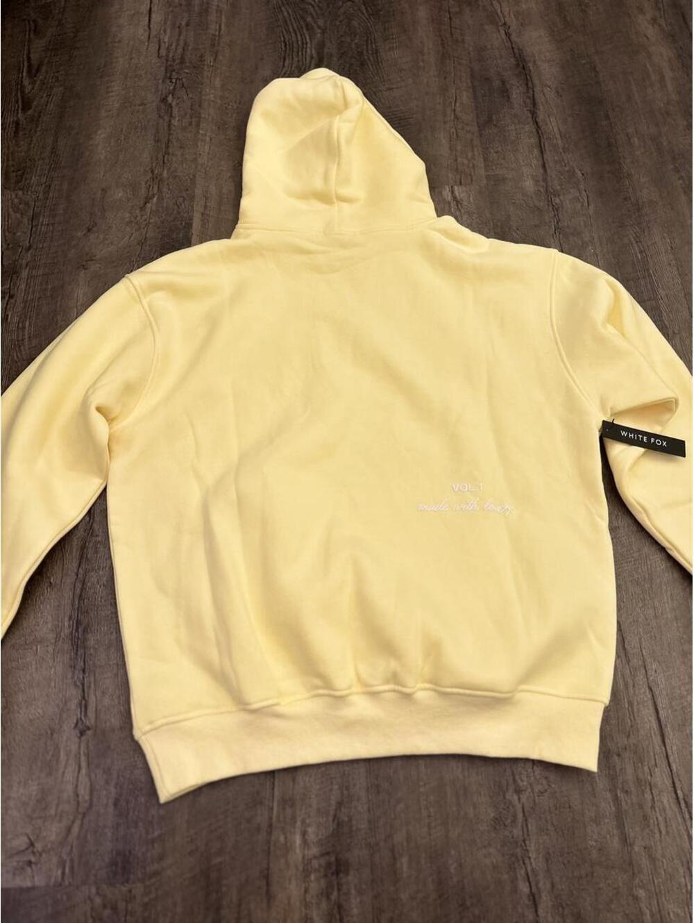 White Fox Boutique Women's Yellow Hoody - Picture 2 of 2